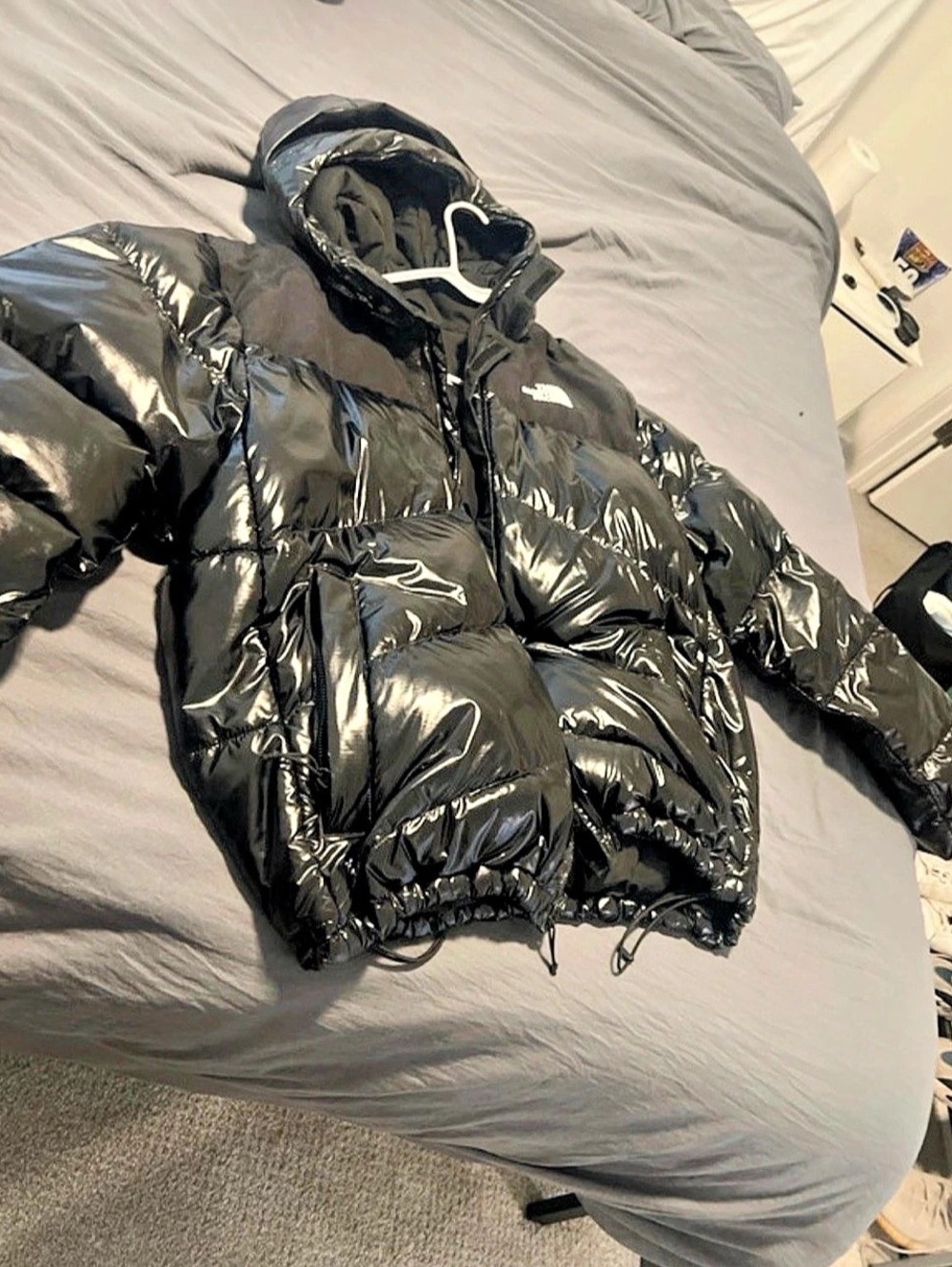 The North Face Nuptse Puffer Jacket Black Men's XL
